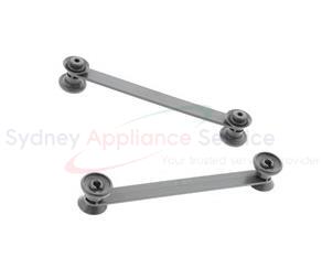 AEG DISHWASHER WHEEL SUPPORT KIT, GREY, LEFT-RIGHT, 2X - 4055405684