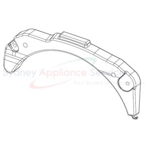 SAMSUNG WASHING MACHINE WEIGHT BALANCER;WV9600M;CONCRETE;BLACK - DC67-00870B