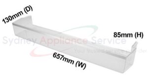 WESTINGHOUSE FRIDGES & FREEZERS BIN DOOR SHALLOW FOOD COMPARTMENT 80 - 140008047098