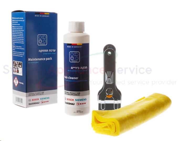 BOSCH COOKTOP CERAMIC GLASS CARE - 00312204 - 00312204 - Part for - - Models: PIV975DC1E/35, PXE651FC1E/35 BOSCH COOKTOP CERAMIC GLASS CARE - 00312204 - 00312204 - Part for - - Models: PIV975DC1E/35, PXE651FC1E/35