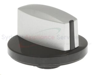 BOSCH COOKTOP KNOB-COOKING AREA CONTROL KNOB NEFF BLACK/INOX L=4;9MM - 00613191