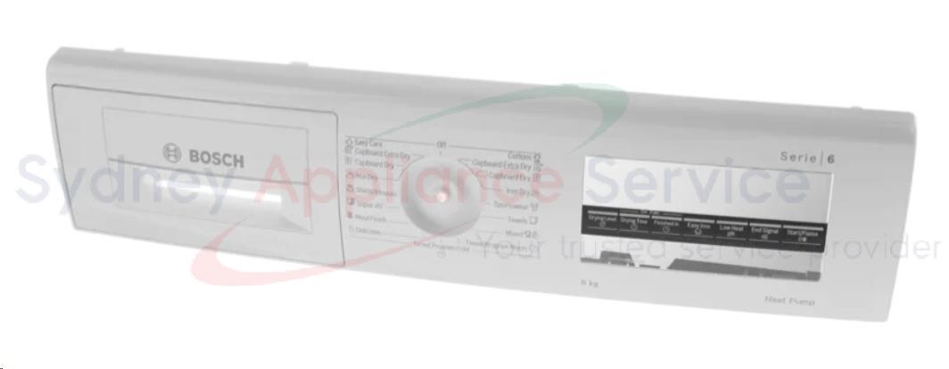 BOSCH DRYER PANEL-FACIA - 11037265 - 11037265 - Part for - - Models: WTR85T00AU/02, WTR85T00AU/04, WTR85T00AU/05 BOSCH DRYER PANEL-FACIA - 11037265 - 11037265 - Part for - - Models: WTR85T00AU/02, WTR85T00AU/04, WTR85T00AU/05