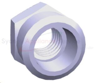 WESTINGHOUSE OVEN NUT M6 R/H FAN MOTOR - 4055471017