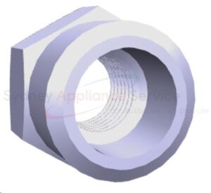 WESTINGHOUSE OVEN NUT M6 LH FAN MOTOR - 4055471025