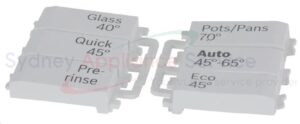 BOSCH DISHWASHER PUSH BUTTON SET - 10002400