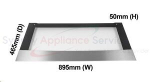 WESTINGHOUSE PANEL OVEN DOOR OUTER ASSEMBLY - 140039909019