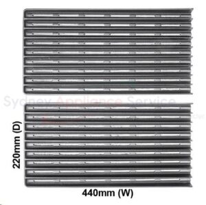 BEEF EATER BBQ BBQ GRILL CAST IRON MEDIUM 2 PIECE - 4055560629