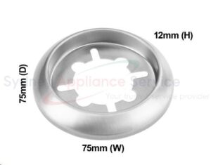 BEEF EATER BBQ BEZEL FOR 55MM BRUSHED FINISH - 4055857306