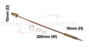 BEEF EATER BBQ THERMOCOUPLE KIT INCLUDES 5MM CIRCLIP - 4055980140