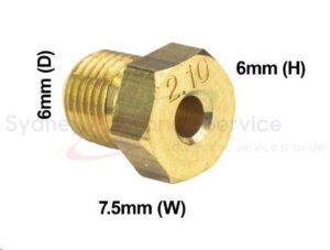BEEF EATER BBQ INJECTOR X 2.1 NG M5 THREAD - 4055857488
