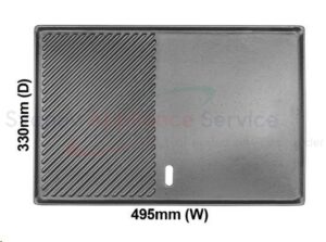 BEEF EATER BBQ PLATE CAST 320MM W - 4055867552