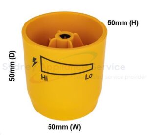 BEEF EATER BBQ KNOB AMBER BUGG - 4055926507