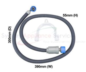 AEG UNIVERSAL DUAL LAYER ANTI-FLOOD INLET HOSE - 1.5M - ULX105