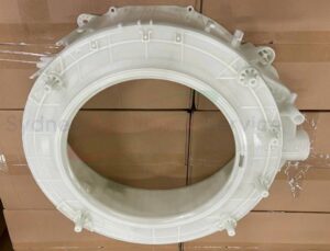SAMSUNG WASHING MACHINE TUB FRONT;WW5000T;PP+GF30%;T3.5;NATURAL; - DC61-03453C