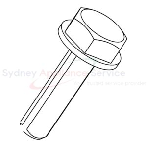 WESTINGHOUSE DRYER SCREW;M4X1.75X14 - 1331238012