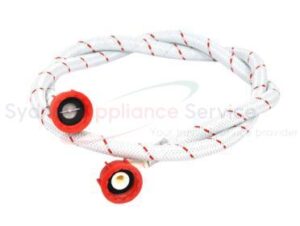 SIMPSON WASHING MACHINE HOSE ASSY.; INLET (HOT)(INC. TAILS; RED NUTS) - 571200125