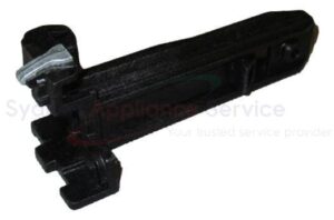 BEKO FREESTANDING OVEN DOOR GR SIDE HINGE PLASTIC HOUSING_LEFT - 250440385