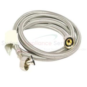 WASHING MACHINE UNIVERSAL (2MT LONG,90D) WASHER/DISHWASHER INLET HOSE (STAINLESS STEEL) - 4055984969