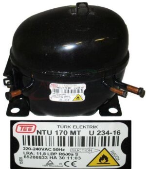 BEKO FRIDGES & FREEZERS COMPRESSOR (NTU 170 MT 220-240V)(R600A) - 5234116011